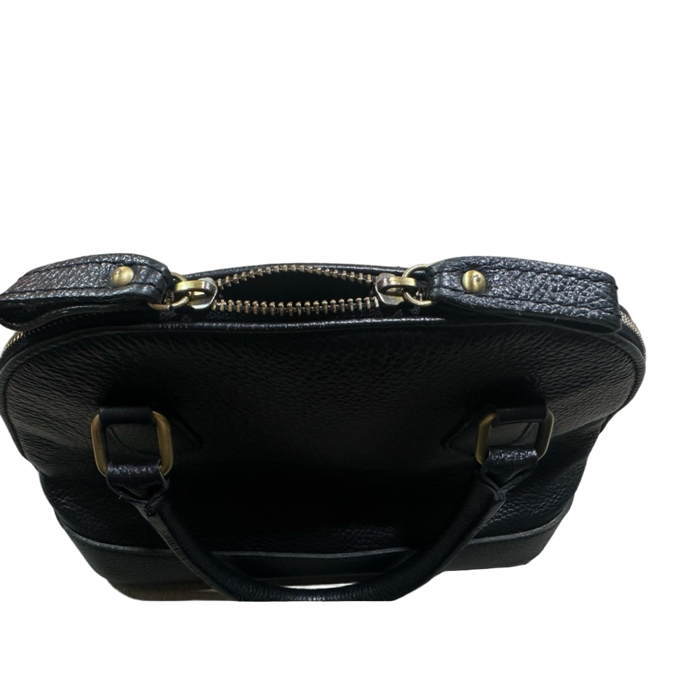 Black Leather Zip Up Purse - Picture 2 of 10